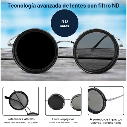 Gafas de Sol Steampunk con Tinte Ajustable 1–9 Niveles y Lentes Polarizadas UV400